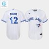 Youth Toronto Blue Jays Roberto Alomar 12 White Home Jersey stylepulseusa 1