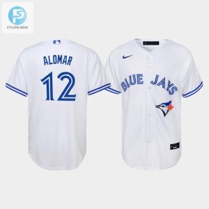 Youth Toronto Blue Jays Roberto Alomar 12 White Home Jersey stylepulseusa 1 1