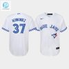 Youth Toronto Blue Jays Teoscar Hernandez 37 White Home Jersey stylepulseusa 1