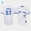 Youth Toronto Blue Jays Trent Thornton 57 White Home Jersey stylepulseusa 1