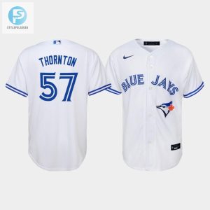 Youth Toronto Blue Jays Trent Thornton 57 White Home Jersey stylepulseusa 1 1