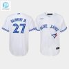 Youth Toronto Blue Jays Vladimir Guerrero Jr. 27 White Home Jersey stylepulseusa 1