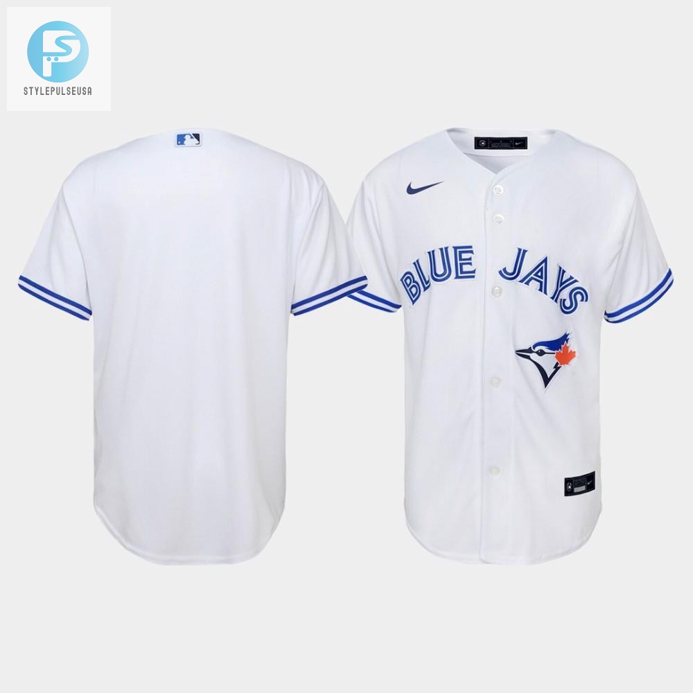 Youth Toronto Blue Jays White Home Jersey 